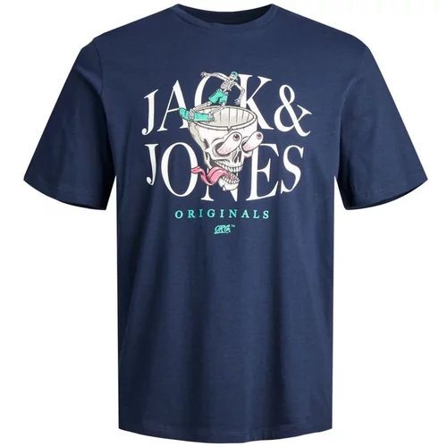 Jack & Jones Majica modra / mešane barve