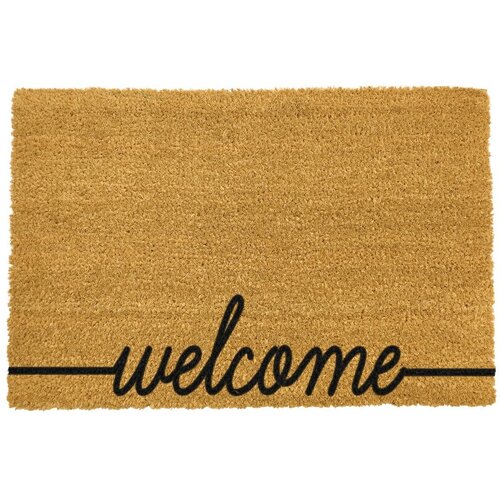 Artsy Doormats Predpražnik iz naravnih kokosovih vlaken Welcome Scribbled, 40 x 60 cm Cene