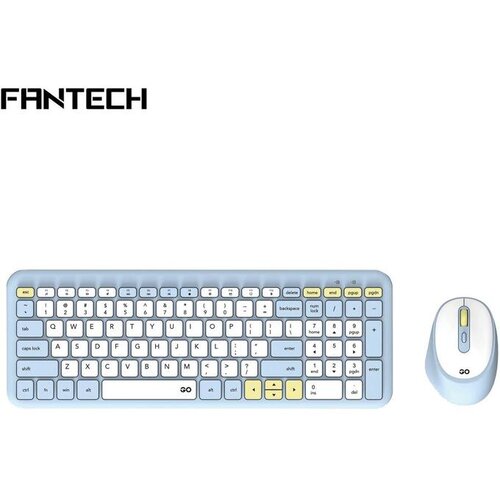  Fantech Bežični komplet tastatura i mi&amp;scaron; WK-901 GO plavi Slike