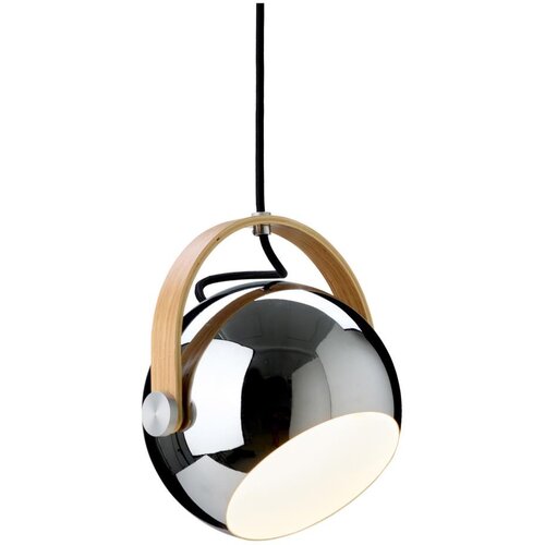 Halo Design 734443 - Visilica na sajli DC 1xE27/40W/230V prečnik 18 cm sjajni hrom/hrast Cene