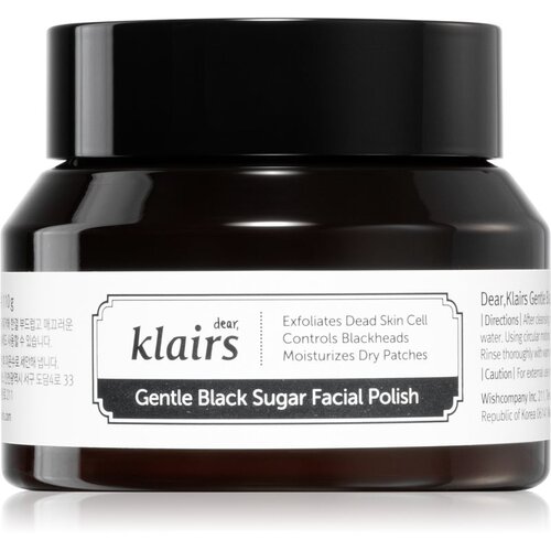 Klairs Gentle Black Sugar Facial Polish hidratantni piling za lice 110 g Slike