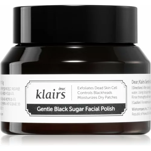 Klairs Gentle Black Sugar Facial Polish hidratantni piling za lice 110 g