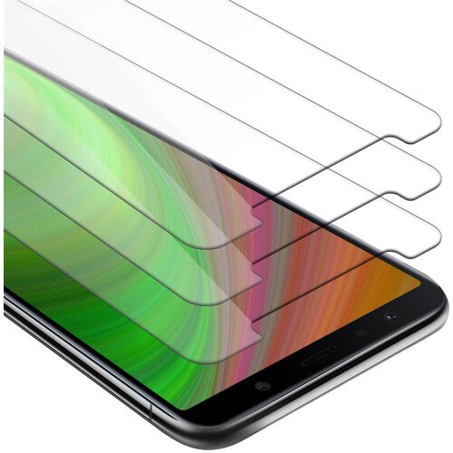Cadorabo 3x Oklepna folija, združljiva z Samsung Galaxy A7 2018 - Zaščitna folija v visoka prosojnost - 3-pack Kaljeno zaščitno steklo za zaslone s trdoto 9H in združljivostjo s 3D dotikom, (20548931) Cene