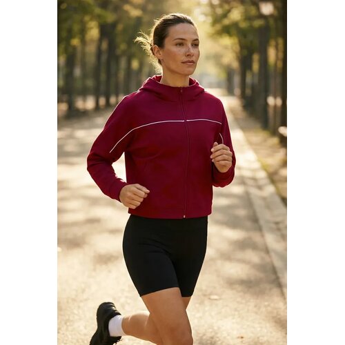 TRENDYOLMILLA Ženska jakna Thmaw26Sk00009, Bordo Slike