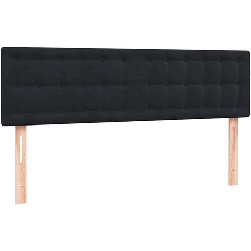 VidaXL Box spring krevet s madracem crni 160x210 cm bar&amp;scaron;unasti Slike