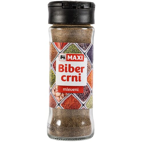 Maxi Biber crni mleveni 60g Cene