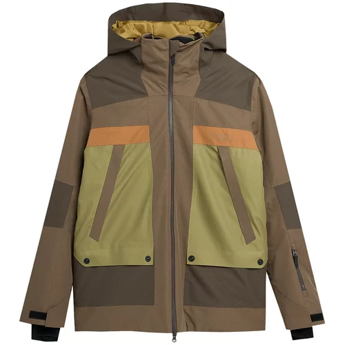 4f Outdoor jakna smeđa / zelena
