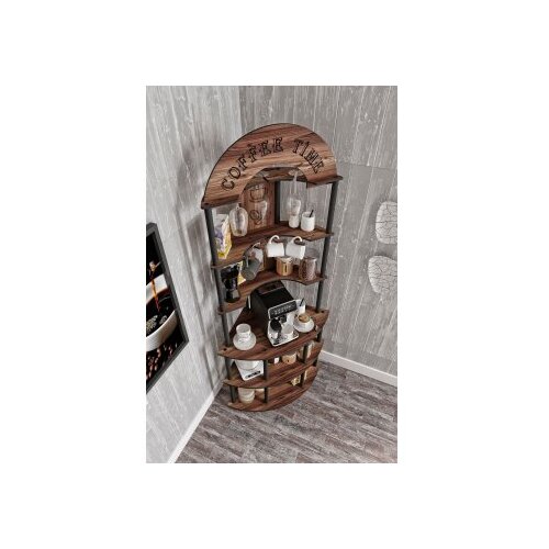 Hanah home coffee stand polica risstretto walnut (282PTR1312) Slike