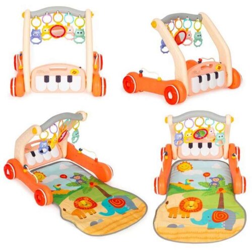 ECO TOYS edukativna guralica sa podlogom za decu 2u1 piano Cene