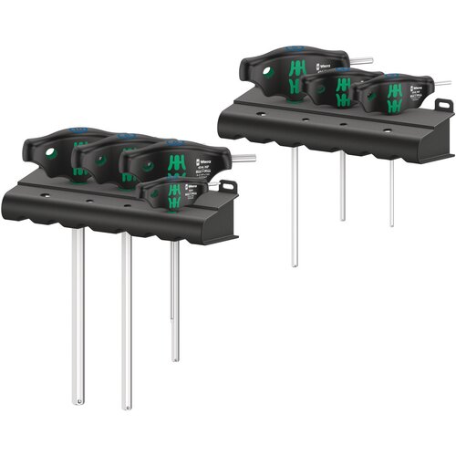 Wera 454/7 HF set 1 set odvijača, odvijač s T-ručicom Hex-Plus s funkcijom držanja, 7 komada 454/7 HF Set 1 radionica komplet inbus ključeva Cijene
