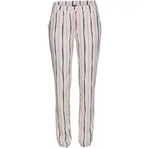 VIVANCE Pidžama hlače 'Dreams' siva / roza / crna / bijela