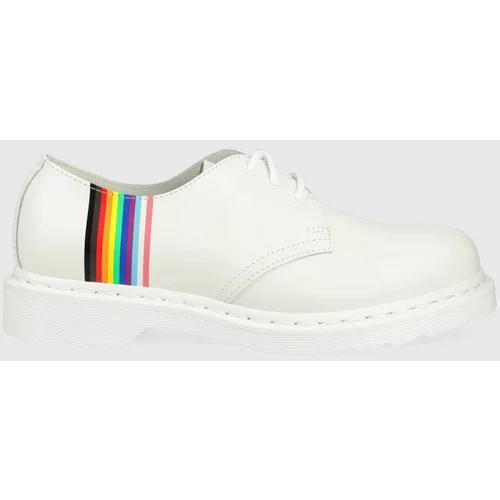Dr. Martens Kožne cipele 1461 For Pride boja: bijela