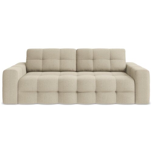 Makamii Svjetlo smeđa sklopiva sofa od bouclé tkanine 255 cm Milu – Cijene