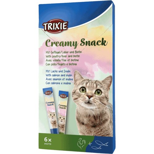 Trixie Tečna poslastica za mace Creamy Snacks, 6 x 18 g Slike