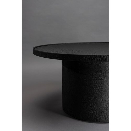 Dutchbone Črna okrogla mizica &amp;oslash; 70 cm Winston &amp;ndash; Slike