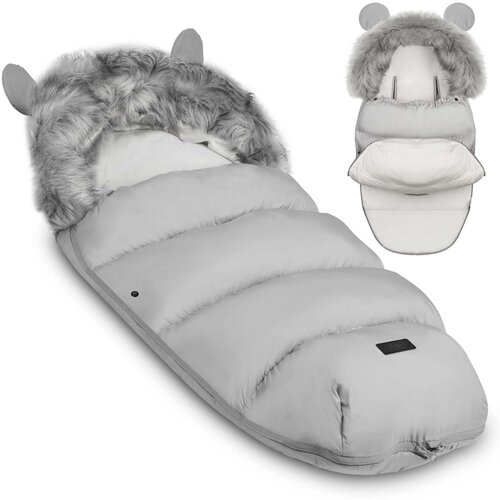 Ricokids Elmi Gray Stroller and Sled Sleeping Bag for Ultimate Comfort, (21740399) Cene