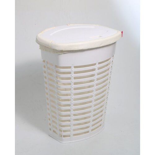 Primanova korpa za veš Palm bela PVC M-E44-01-01 Cene
