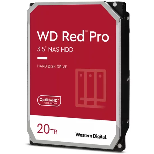 Western Digital Red Pro WD201KFGX/trdi disk/20 TB/SATA 6Gb/s