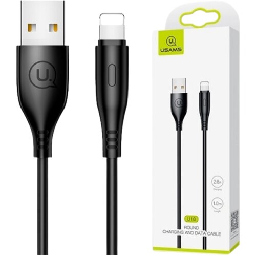 Usams KABEL U18 ZA LIGHTNING 2A FAST CHARGE 1M ZA IPHONE ČRN, (21980416) Cene