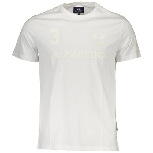 La Martina WHITE MEN'S SHORT SLEEVE T-SHIRT Cijene