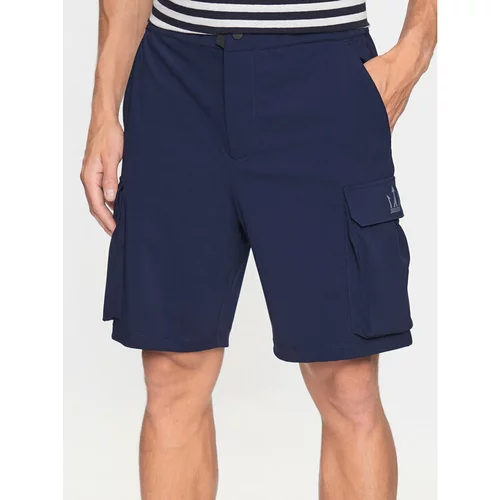 North Sails Kratke hlače iz tkanine 454020 Mornarsko modra Regular Fit