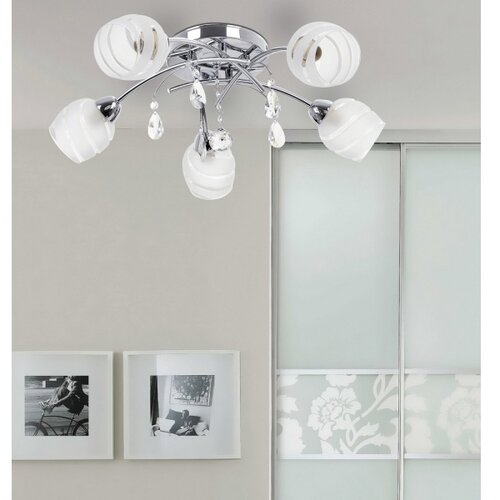 Rabalux melissa plafonska lampa E14 5x max60W hrom moderna rasveta Slike