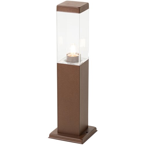QAZQA Smart buitenlamp paal roestbruin 45 cm incl. P45- Malios Cene