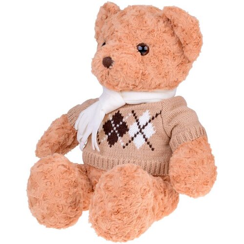  Mekani medvjed teddy u džemperu i &amp;scaron;alu, 60 cm Slike