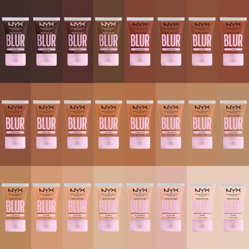 NYX Professional Makeup Bare With Me Blur Tint Foundation mat puder s srednjo prekrivnostjo 30 ml Odtenek 05 vanilla Slike