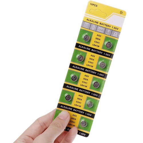 Rosfix Alkalna Baterija AG3 / LR41 &ndash; 1.55V, &Oslash;7.9 mm, Vi&scaron;ina 3.6 mm, Set 10 Kosov | Za Elektronske Naprave, (21656504) Cene
