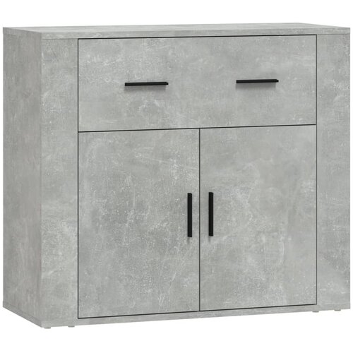 Maison Chic Komoda - Predalnik betonsko siva 80x33x70 cm inženirski les, (21718579) Slike
