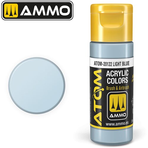 AMMO by MIG Jimenez Ammo ATOM Color Light Blue (Svetlo plava boja) - ATOM-20122 Slike