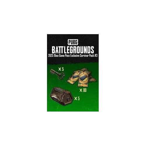  playerunknown's battlegrounds - 2025 xbox game pass exclusive survivor pack 3 (dlc) xbox live key global Cene