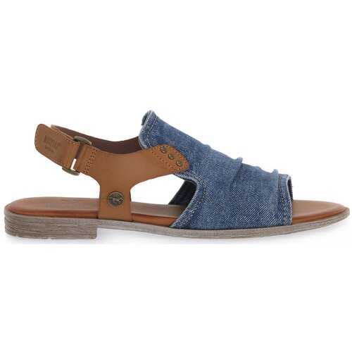 Mustang Sandali &amp;amp; Odprti čevlji 841 DENIM Modra Slike