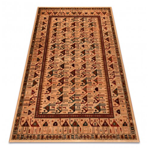 RugsX Preproga volna KASHQAI 4304 101 orientalski, okvir lososova barva / zelena 200x300 cm, (5000359072) Cene