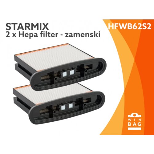  filter za STARMIX usisivaće - 2kom Art. HFWB62S2 Cene