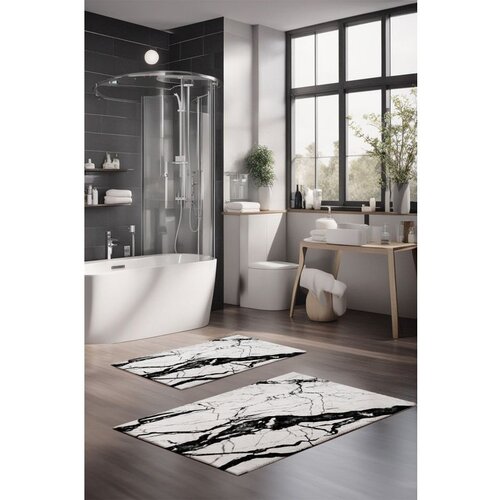  CT-5057 multicolor bathmat set (2 pieces) Cene