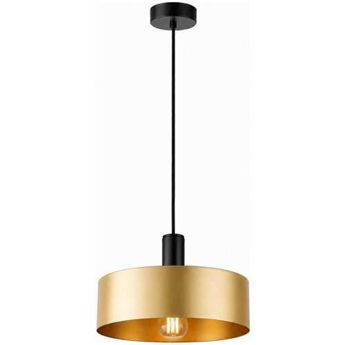  Luster na sajli HAKI 1xE27/60W/230V zlatna/crna Cene