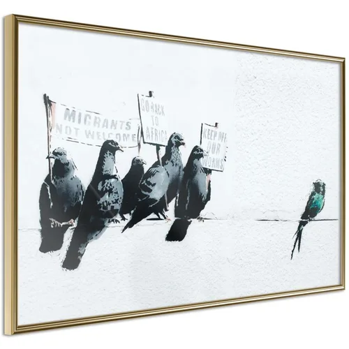  Poster - Banksy: Pigeons 60x40