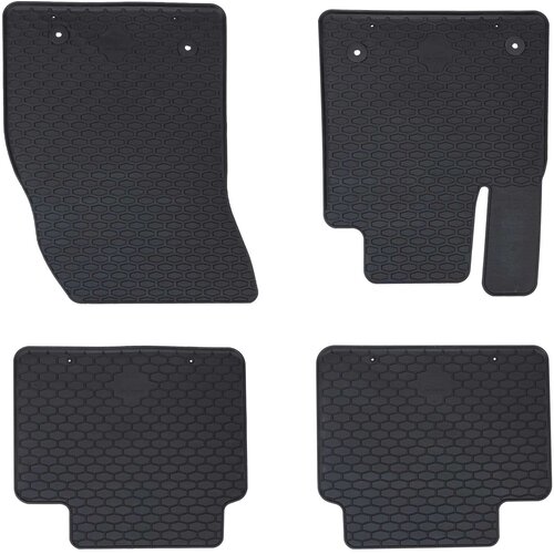  Auto tepih 4 pcs Crna prikladno za Ford Focus 2018- 4D Aft. Cene