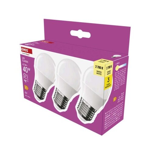  LED žarnica Classic Mini Globe / E27 / 4,2 W (40 W) / 470 lm / Toplo bel 3/1 Slike