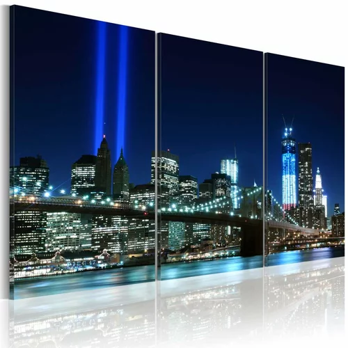  Slika - Blue lights in New York 90x60