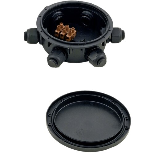 Eglo Connector box spoljna razdelnik za kabl/5, plastika, crna Slike