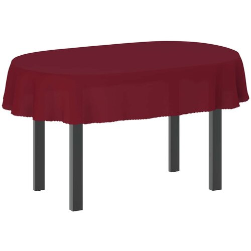  Tkanina za stol Ovalni Vinova crvena 130 x 220 cm Poliester Cene