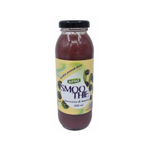 Ba&amp;scaron; Ba&amp;scaron; SOK SMOOTHIE BOROVNICA I KUPINA 250ML Slike