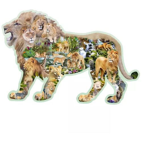 WOODEN CITY Lion Roar Wooden Puzzle L (250 delova) Cene