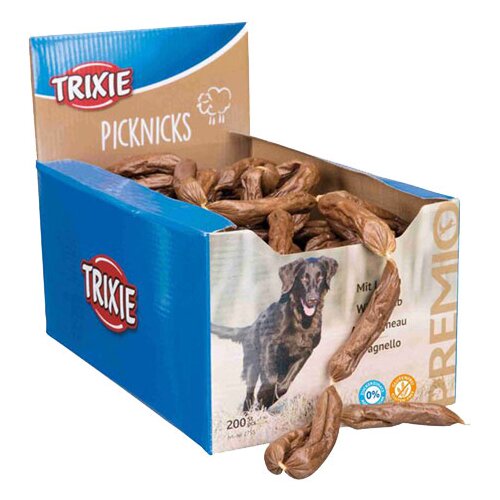 Trixie poslastica za pse Kobasica sušenih za pse sa ukusom iznutrica 8cm/8gr 200kom 2755 Slike