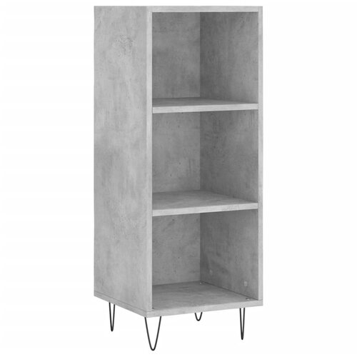 Maison Chic Komoda - Predalnik betonsko siva 34,5x32,5x90 cm inženirski les, (21720559) Cene