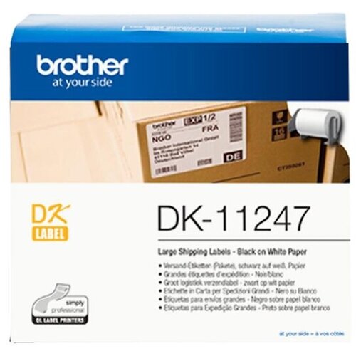 Brother večje etikete (103x164 mm) bele, 180 nalepk v roli BRDK11247 Slike