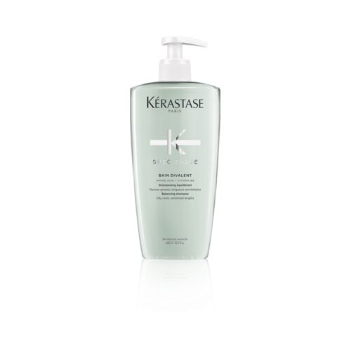 K&amp;eacute;rastase sp&amp;eacute;cifique bain divalent &amp;scaron;ampon za masnu kosu sa suhim vrhovima 500 ml za žene Slike